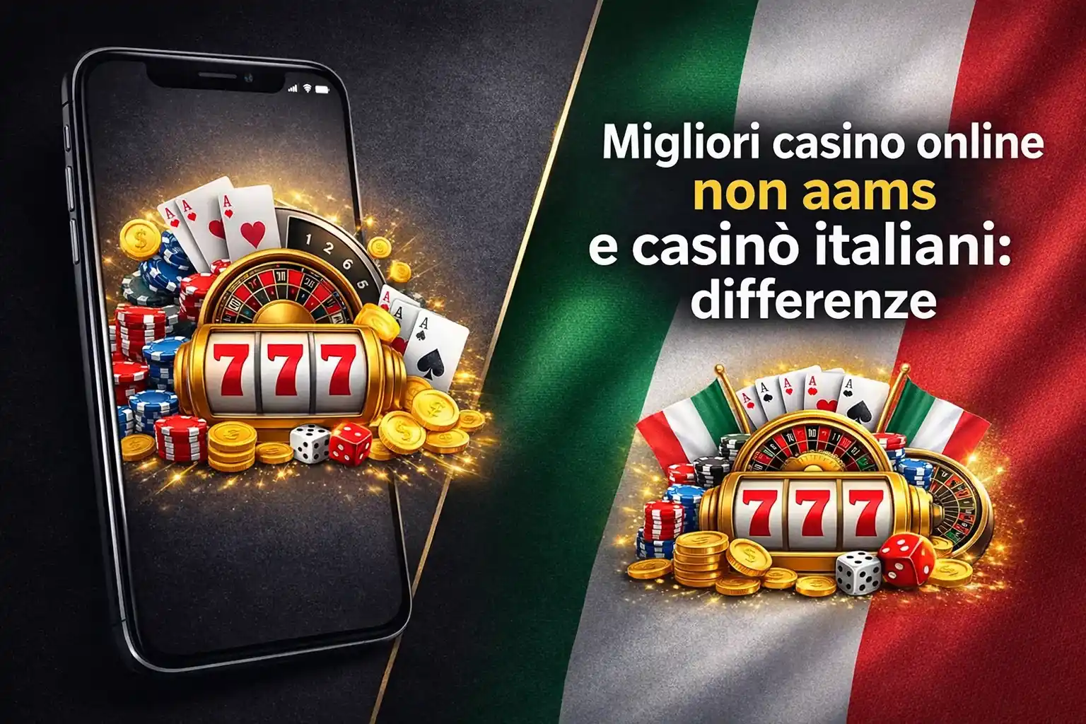 Migliori casino online non aams e casinò italiani: differenze