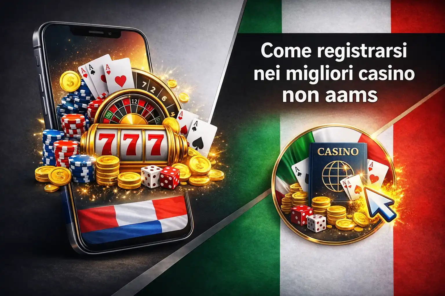 Come registrarsi nei migliori casino non aams